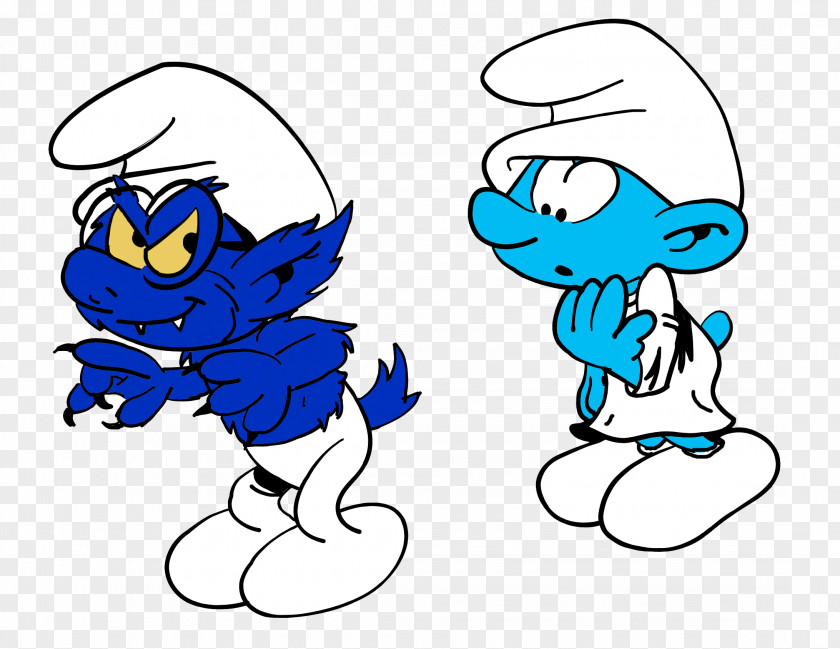 Smurfs Smurfette Brainy Smurf Clumsy Papa Gargamel PNG