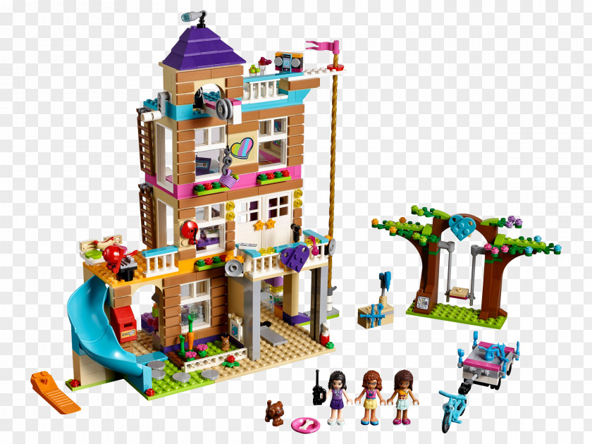 Toy LEGO Friends 41340 Friendship House 41335 Mia's Tree 41313 Heartlake Summer Pool PNG