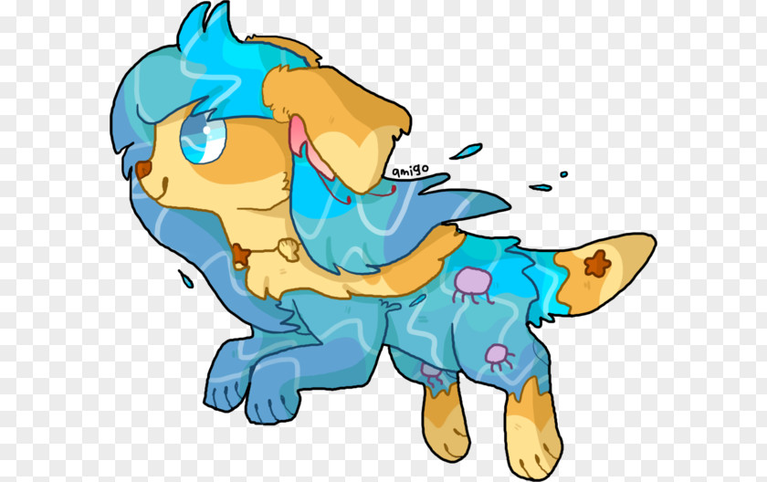 Water Dog Horse Cartoon Mammal Clip Art PNG