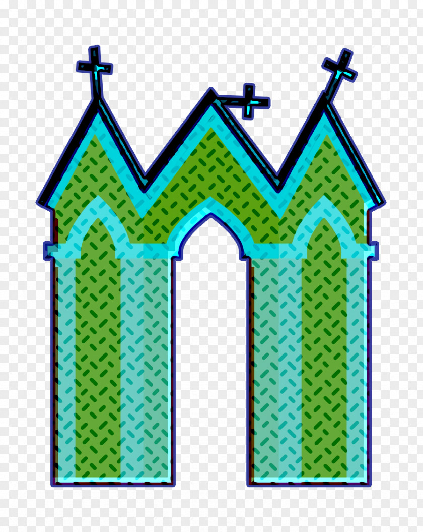 Arch Facade Break Icon Church Halloween PNG