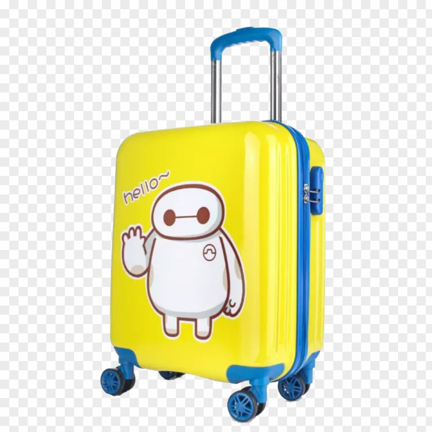 Cute Suitcase Travel Baggage PNG