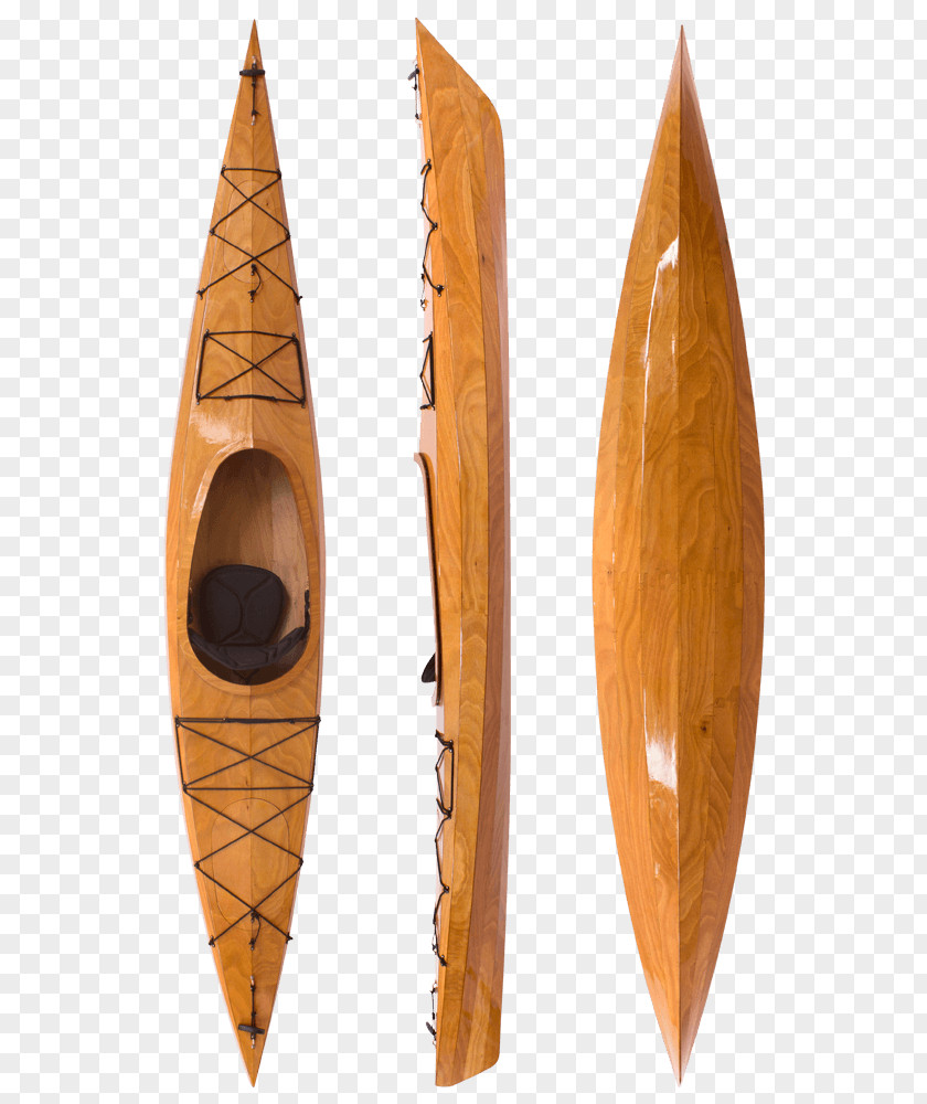 Wooden Boat Sea Kayak Recreational Paddling Kayaking PNG