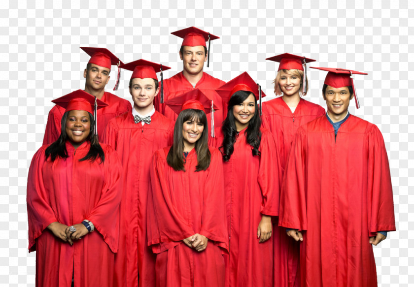 Graduates Puck Quinn Fabray Glee Club Television Show Desktop Wallpaper PNG