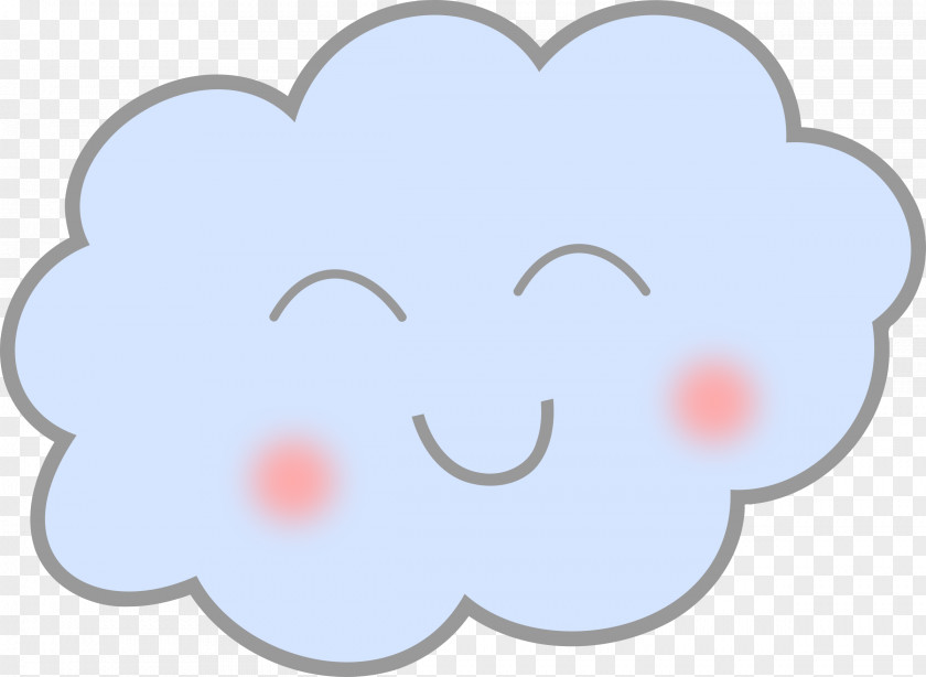 Happy Cloud Computing Clip Art PNG