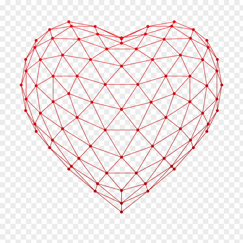 Heart-shaped Woven Line PNG