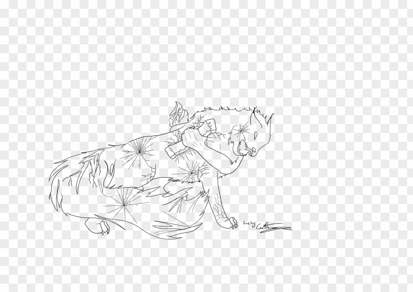 Lying Canidae Cat Drawing Dog Sketch PNG
