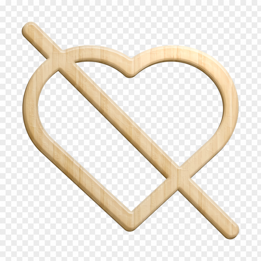 Symbol Heart Disable Icon Inactive PNG