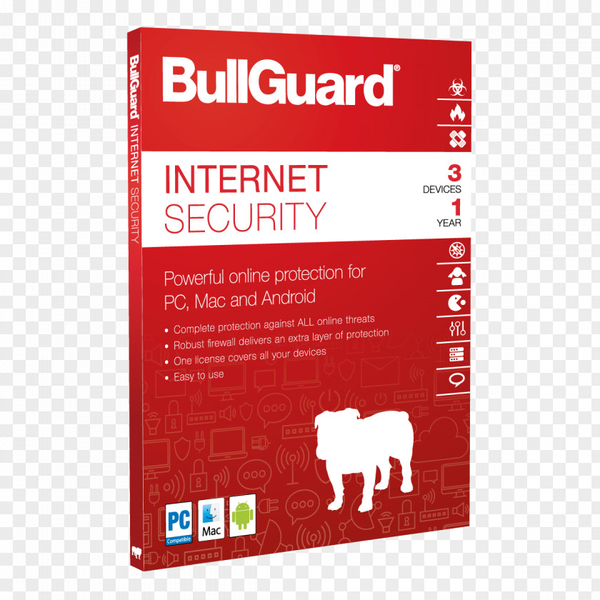 BullGuard Kaspersky Internet Security Antivirus Software PNG