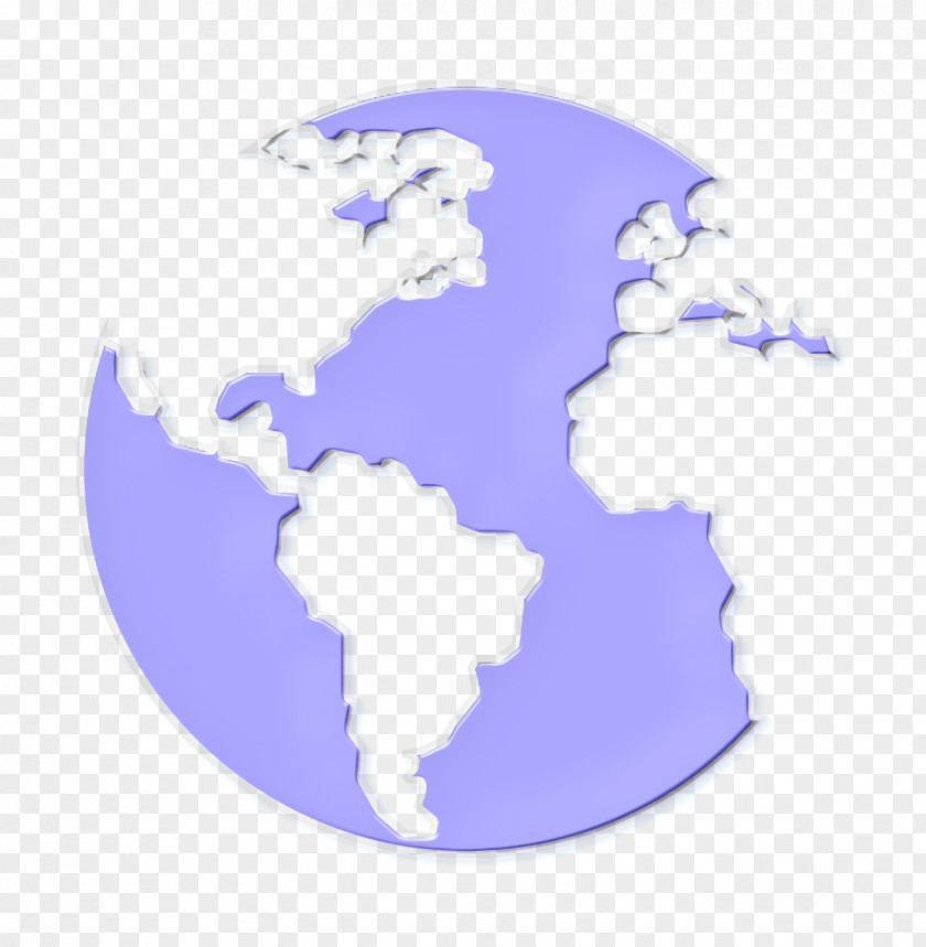 Globe Meteorological Phenomenon Icon Earth Icons With Continents Maps PNG