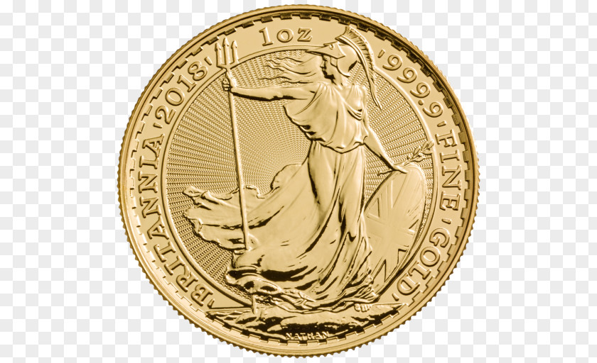 Gold Royal Mint Bullion Coin Britannia PNG
