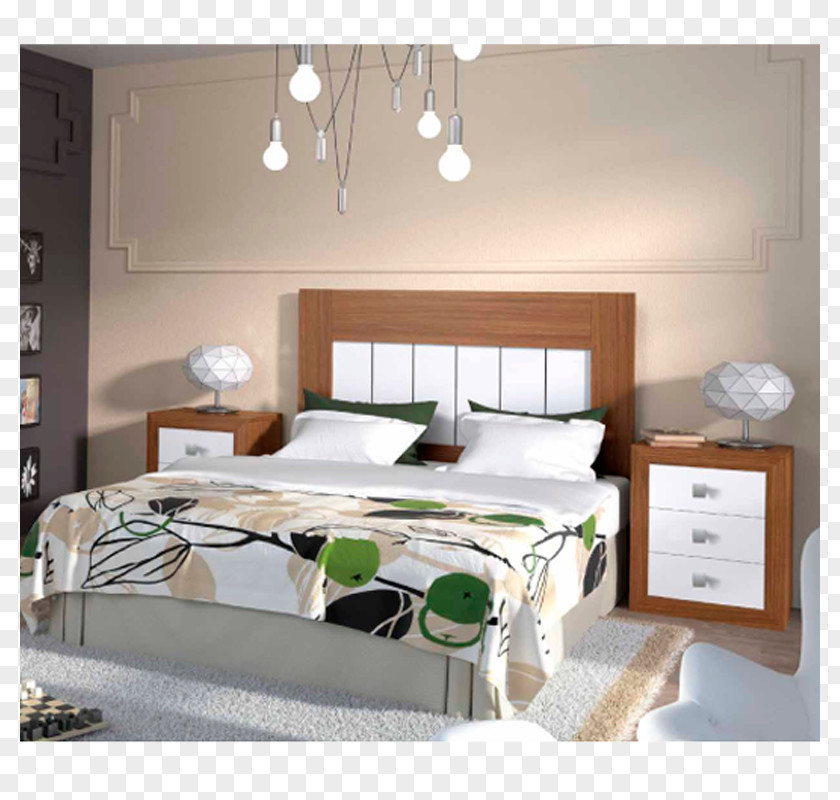 Table Bedside Tables Headboard Bedroom Furniture PNG