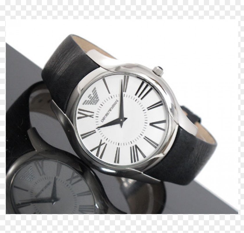 Watch Armani Strap Leather PNG