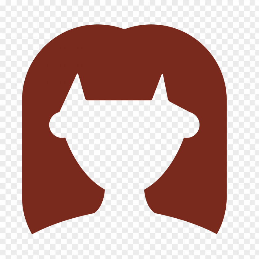 Brown Student Short Hair Female Wig Woman Clip Art PNG