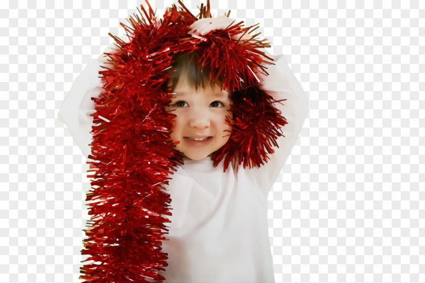 Costume Headgear Hair Red Clothing Feather Boa Head PNG