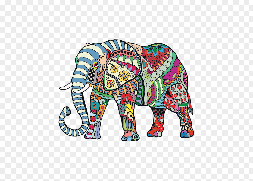 Elephant Mandala Drawing Asian Coloring Book PNG