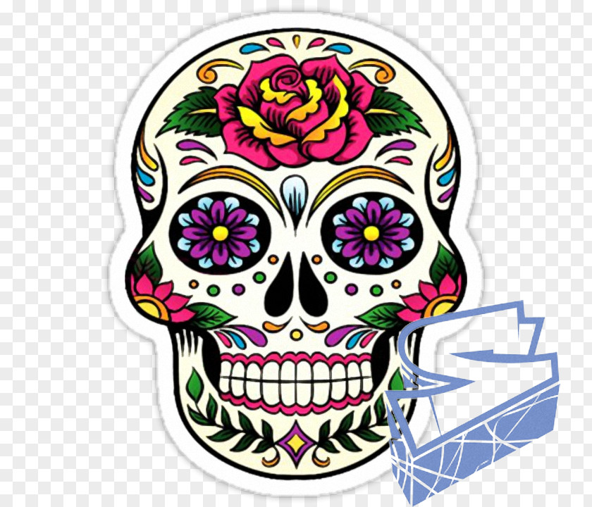 Skull Calavera Day Of The Dead Mexican Cuisine Mexico PNG