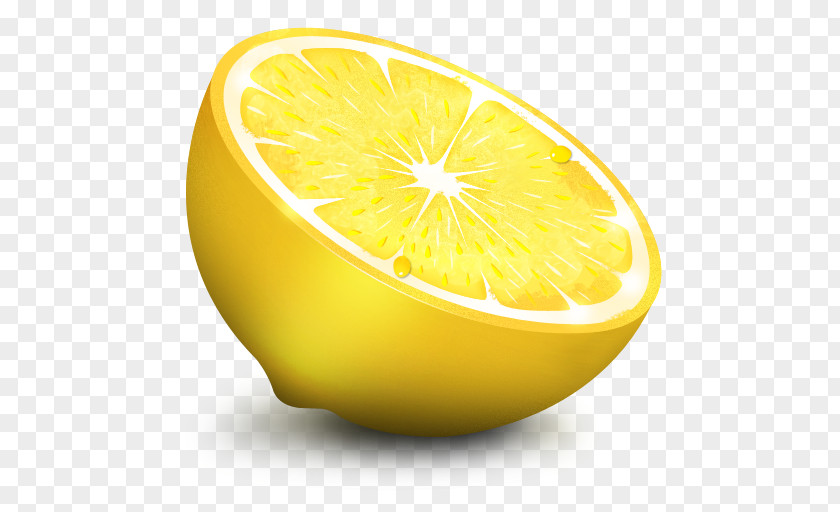 Slice Lemon Fruit Download PNG