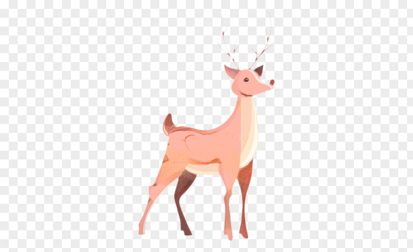 Wildlife Fawn Christmas Elf PNG