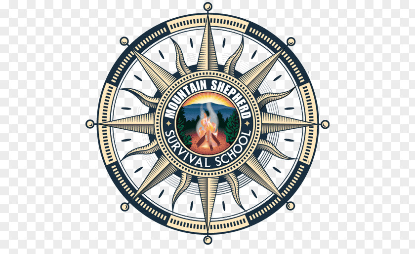 Wind Rose Compass Circle PNG