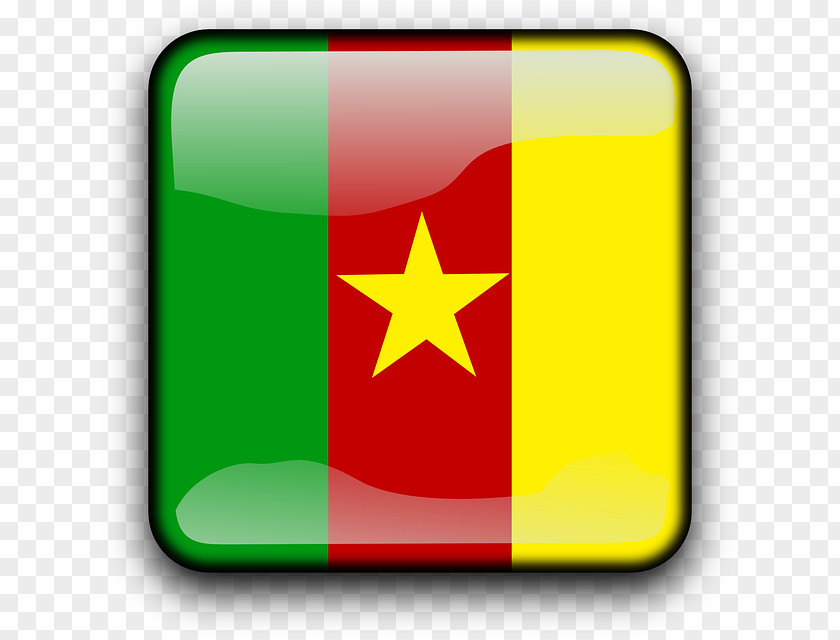 Cameroon Flag Free Image Yellow Font PNG