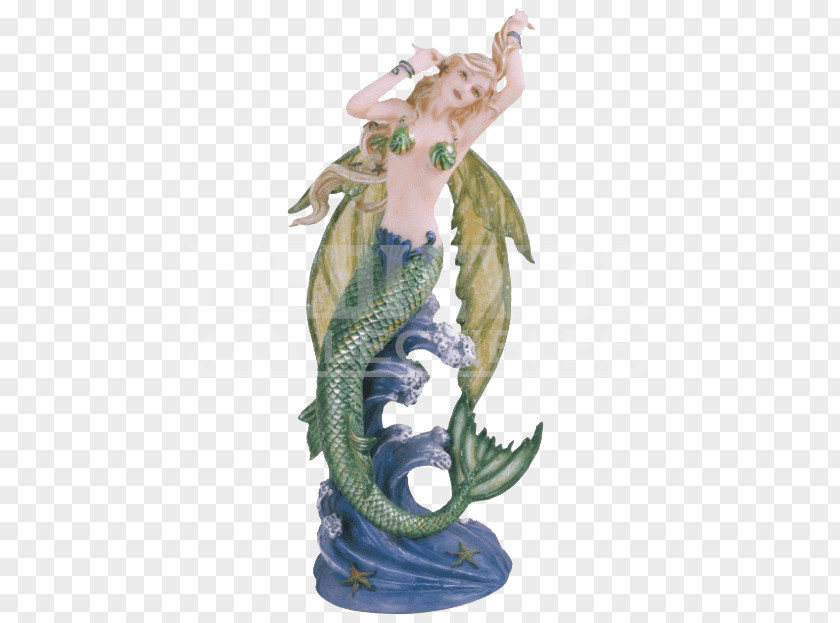 Fantasy Mermaid Figurine Fairy Legendary Creature Statue PNG