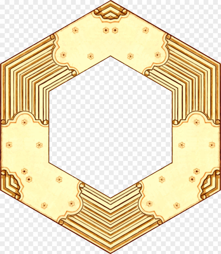 Hexagons Frame Picture Frames Borders And Clip Art Image Ornament PNG