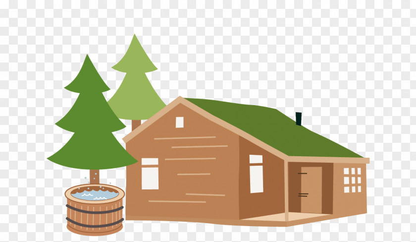 House Cottage Log Cabin Clip Art Accommodation PNG