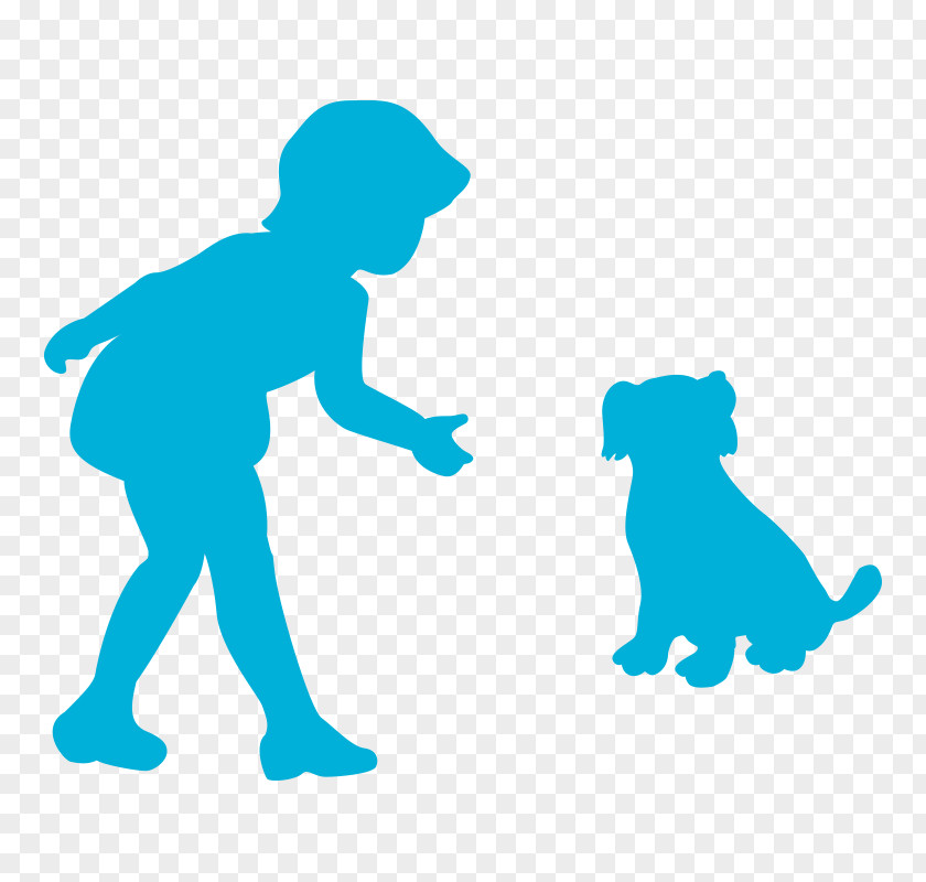 Puppy Silhouette Dog Child Vector Graphics PNG