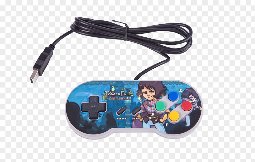 Usb Gamepad TowerFall Game Controllers IndieBox Super Nintendo Entertainment System PlayStation Portable PNG