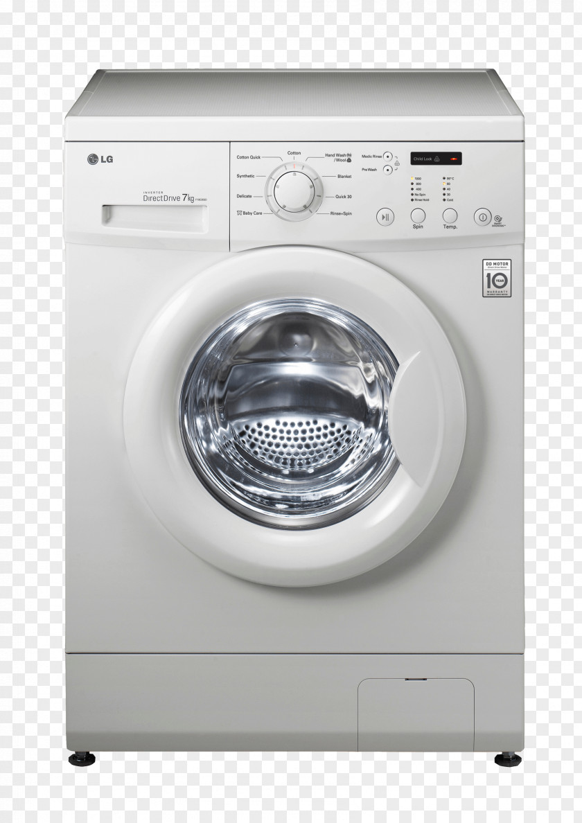 Washing Machine Signs Machines LG Electronics Direct Drive Mechanism Clothes Dryer Home Appliance PNG