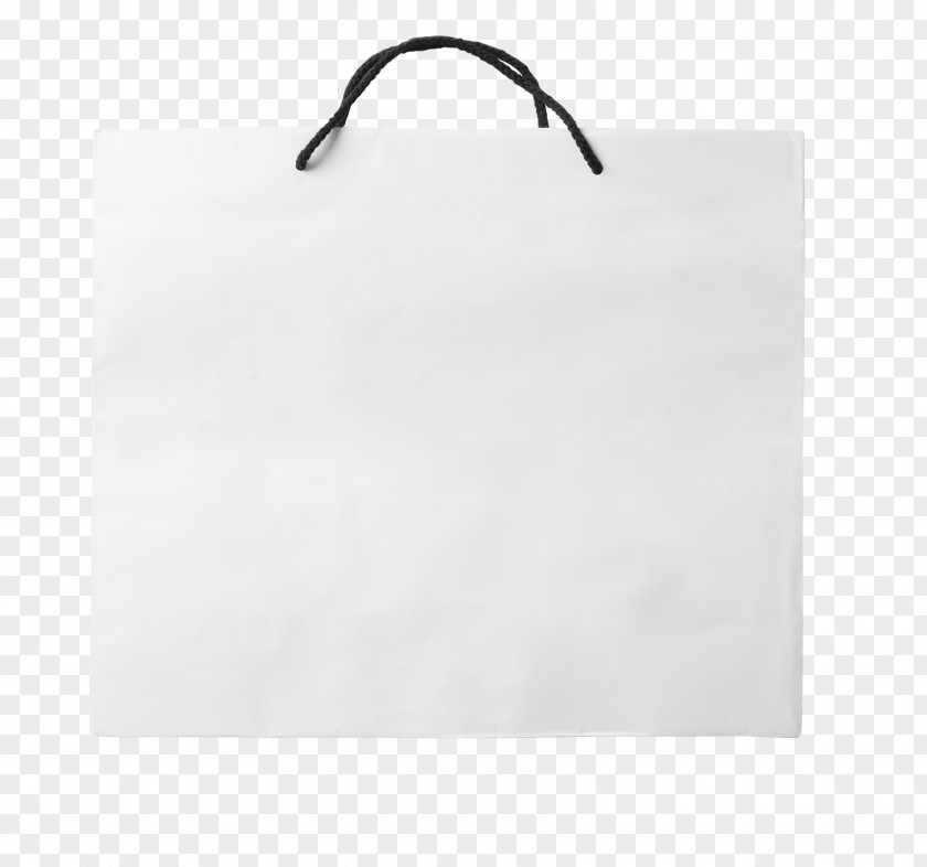 White Shopping Bag Paper Black And Brand PNG