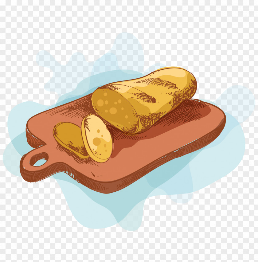 Cutting Board Ham Vector Bakery Bread Food Wheat PNG
