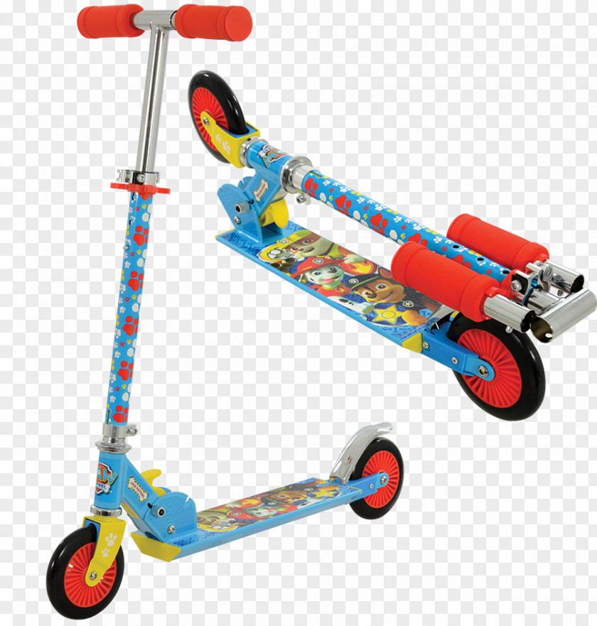 Kick Scooter All-terrain Vehicle Paw Patrol 3 Wheel PNG