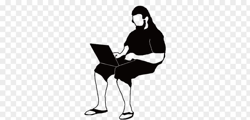 Man Sitting PNG