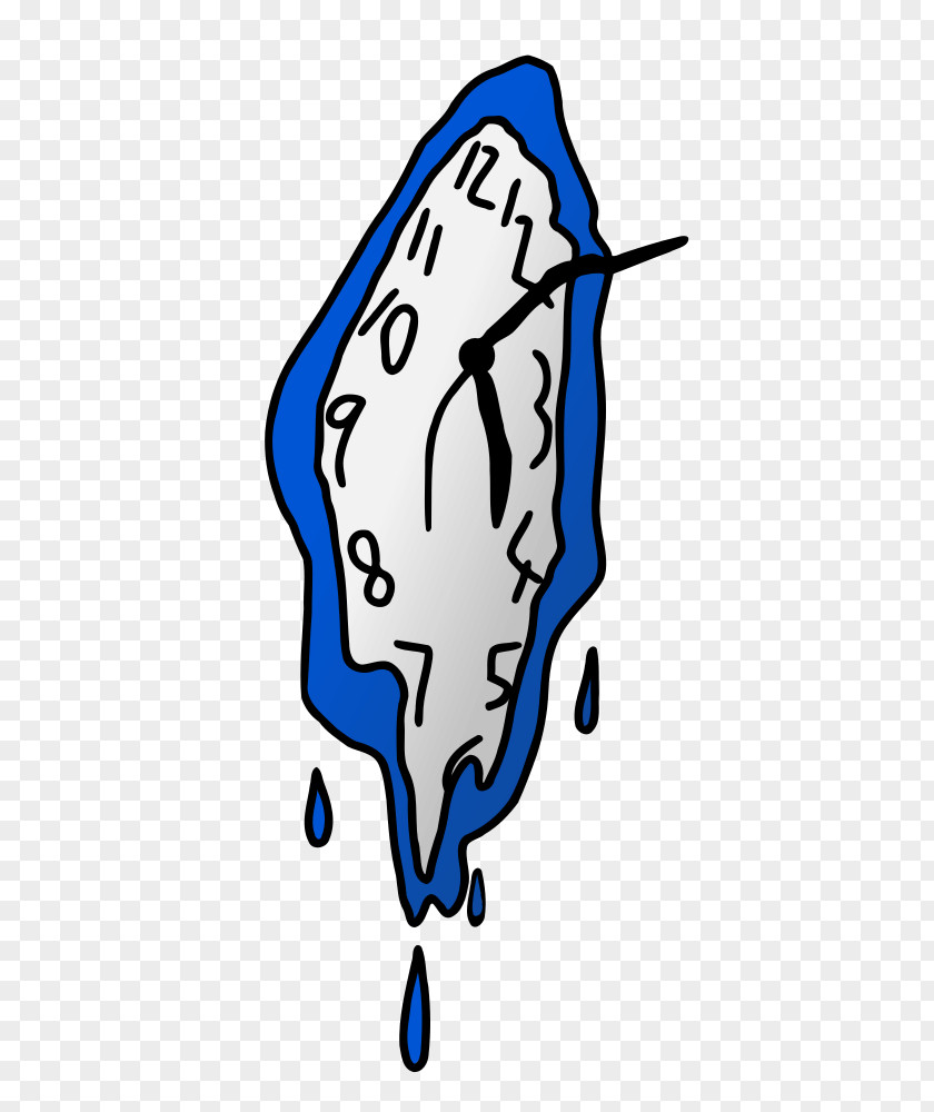 Melting Drawing Clock Clip Art PNG