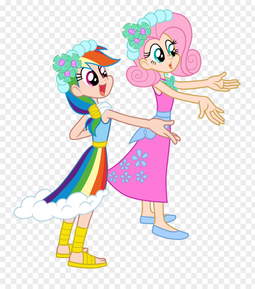 My Little Pony Rainbow Dash Fluttershy Applejack Pinkie Pie Rarity PNG