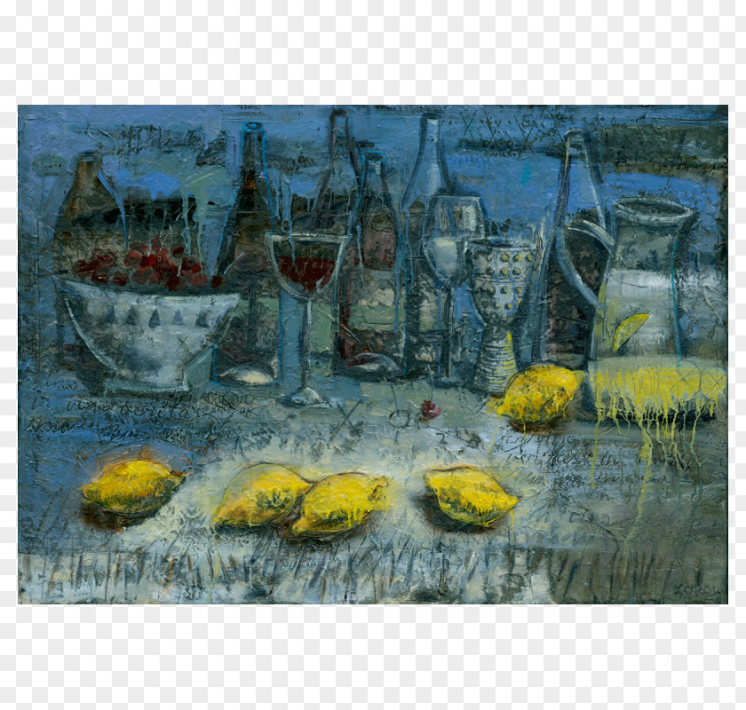 Party Watercolor Still Life Abstract Art Painting Figurative PNG