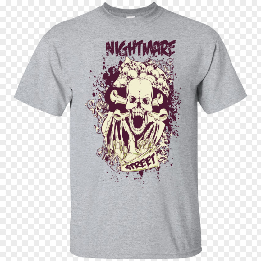 Skull T-shirt Printing Hoodie Gildan Activewear Sleeve PNG