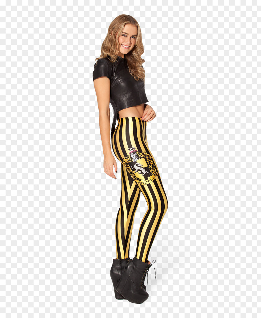 Woman Helga Hufflepuff Hogwarts Leggings Pants Fashion PNG