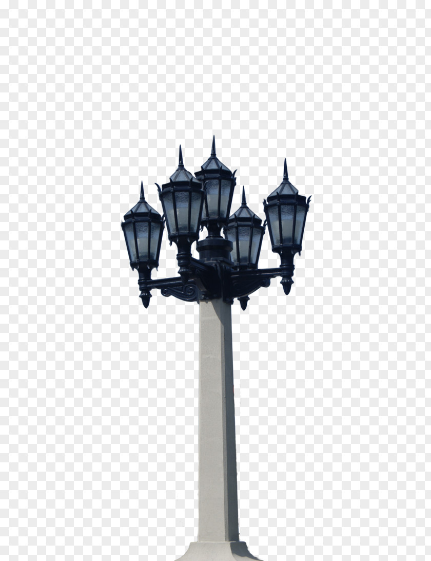 Column Light Fixture Lighting Street Lamp PNG