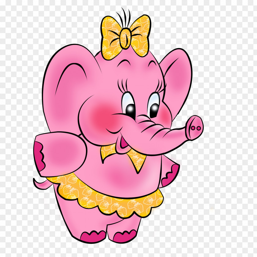 Elephant Seeing Pink Elephants Royalty-free Clip Art PNG