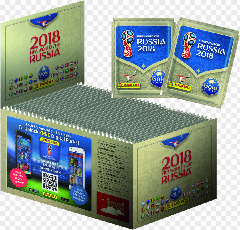 Panini World Cup 2018 Zurich Group Sticker Album Collectable Trading Cards PNG