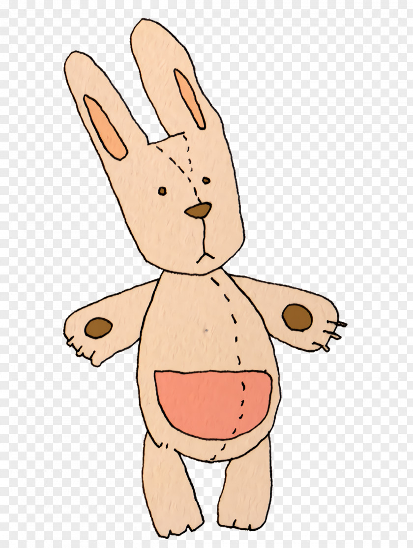 Rabbit Hare Character Pattern Line PNG