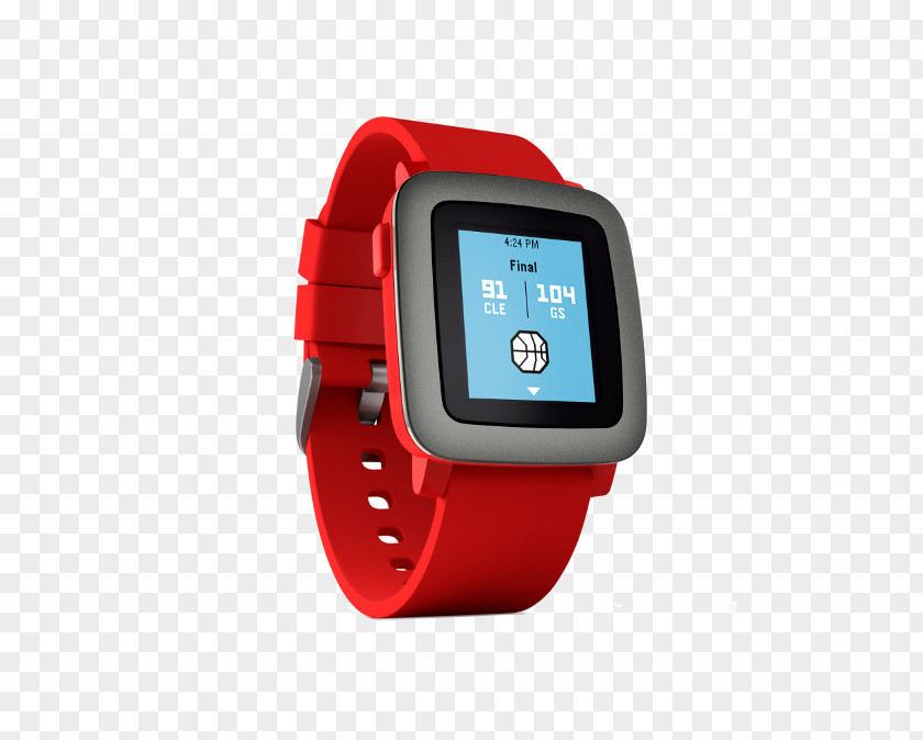 Watch Pebble Time Steel Smartwatch PNG