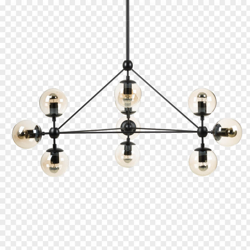 Chandelier Light Fixture Furniture Modo Glass PNG