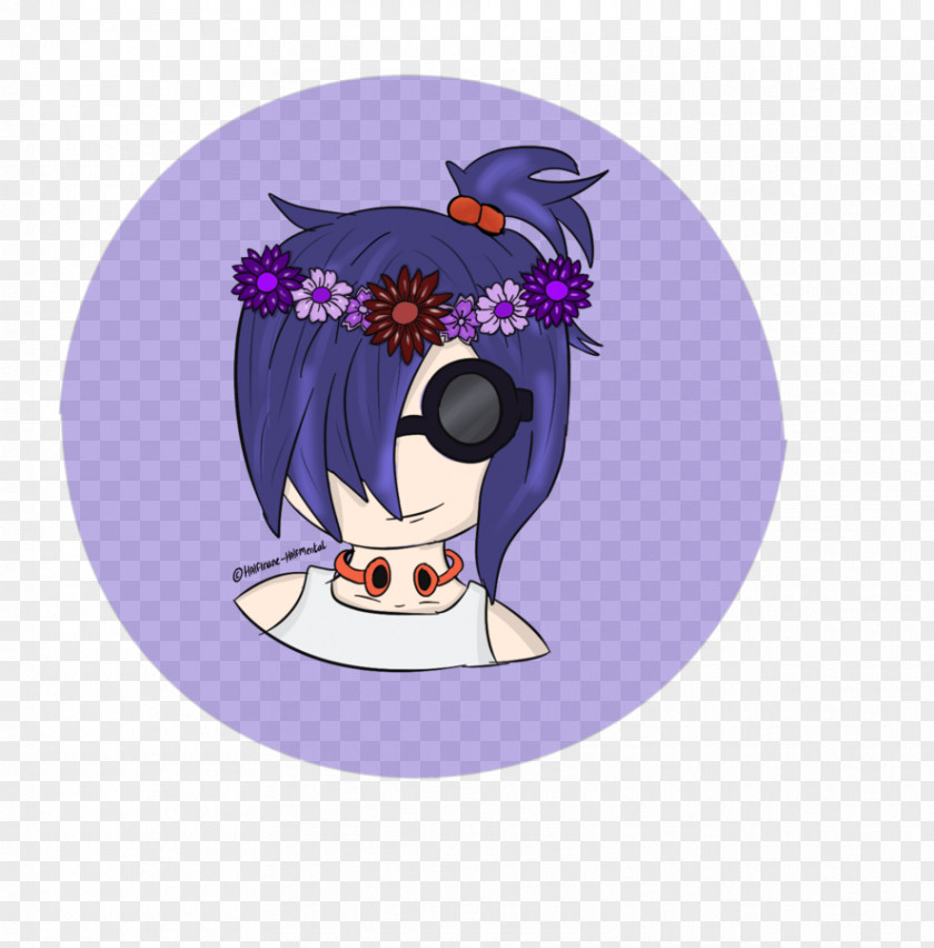 Mental Health Flowers Illustration Cartoon Purple Character Fiction PNG