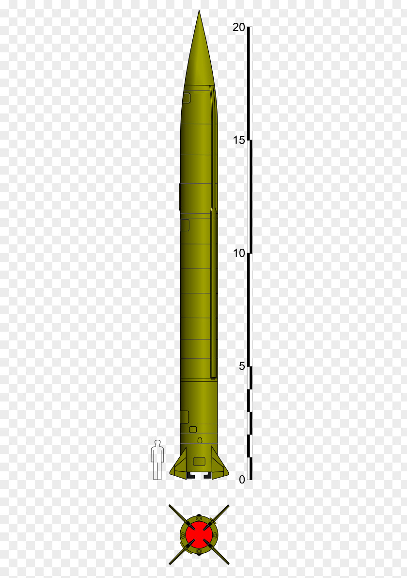 Rocket Kapustin Yar SS-3 Shyster Intermediate-range Ballistic Missile PNG