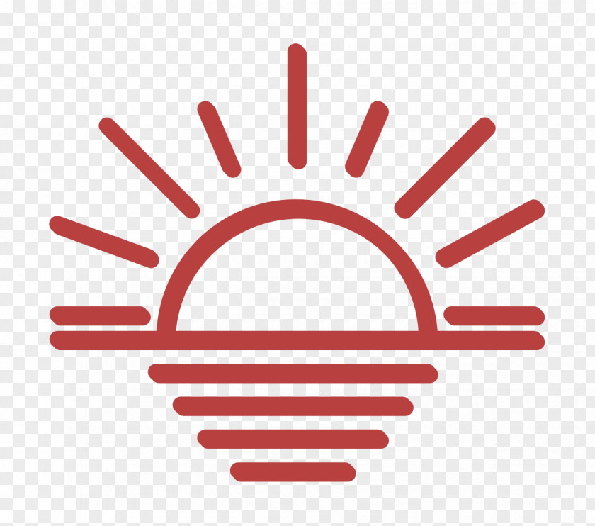 Sun Icon Travel Sunset PNG