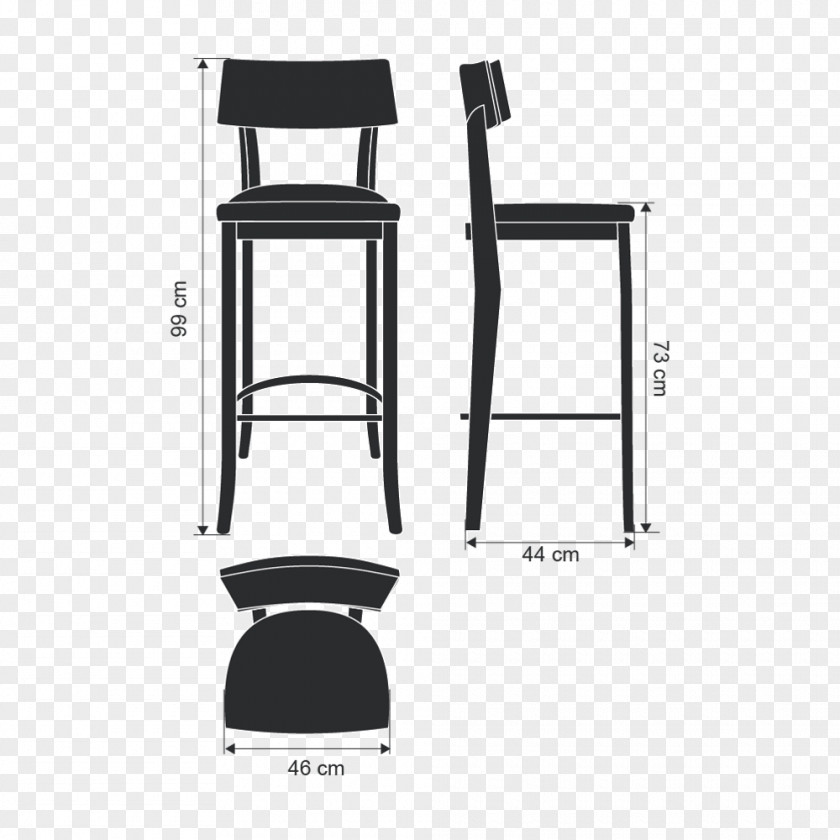 Chair Bar Stool Line PNG