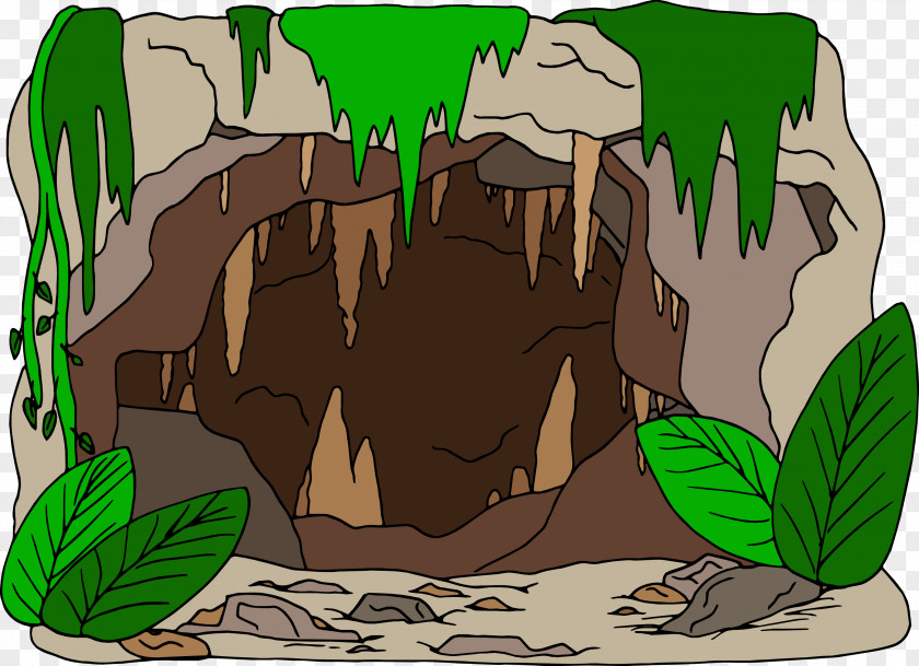 In The Jungle Cave Logo Clip Art PNG